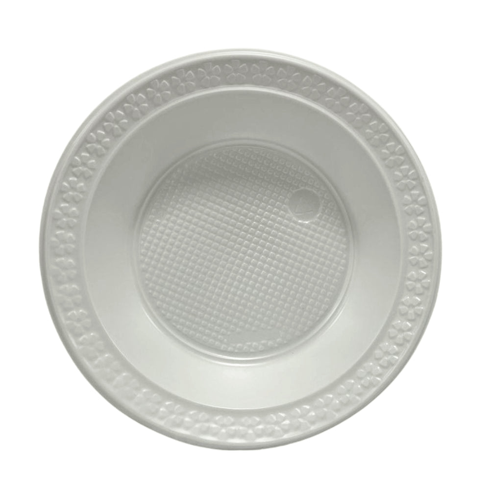 4 Pacotes de Prato Fundo 21cm Branco para Refeição Kerocopo com 10 unidades - e - dona