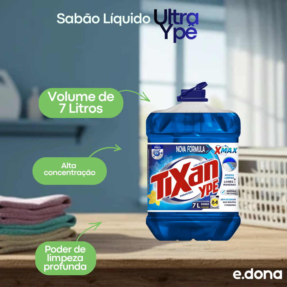 Sabão Líquido 7L Pro Ultra Ypê