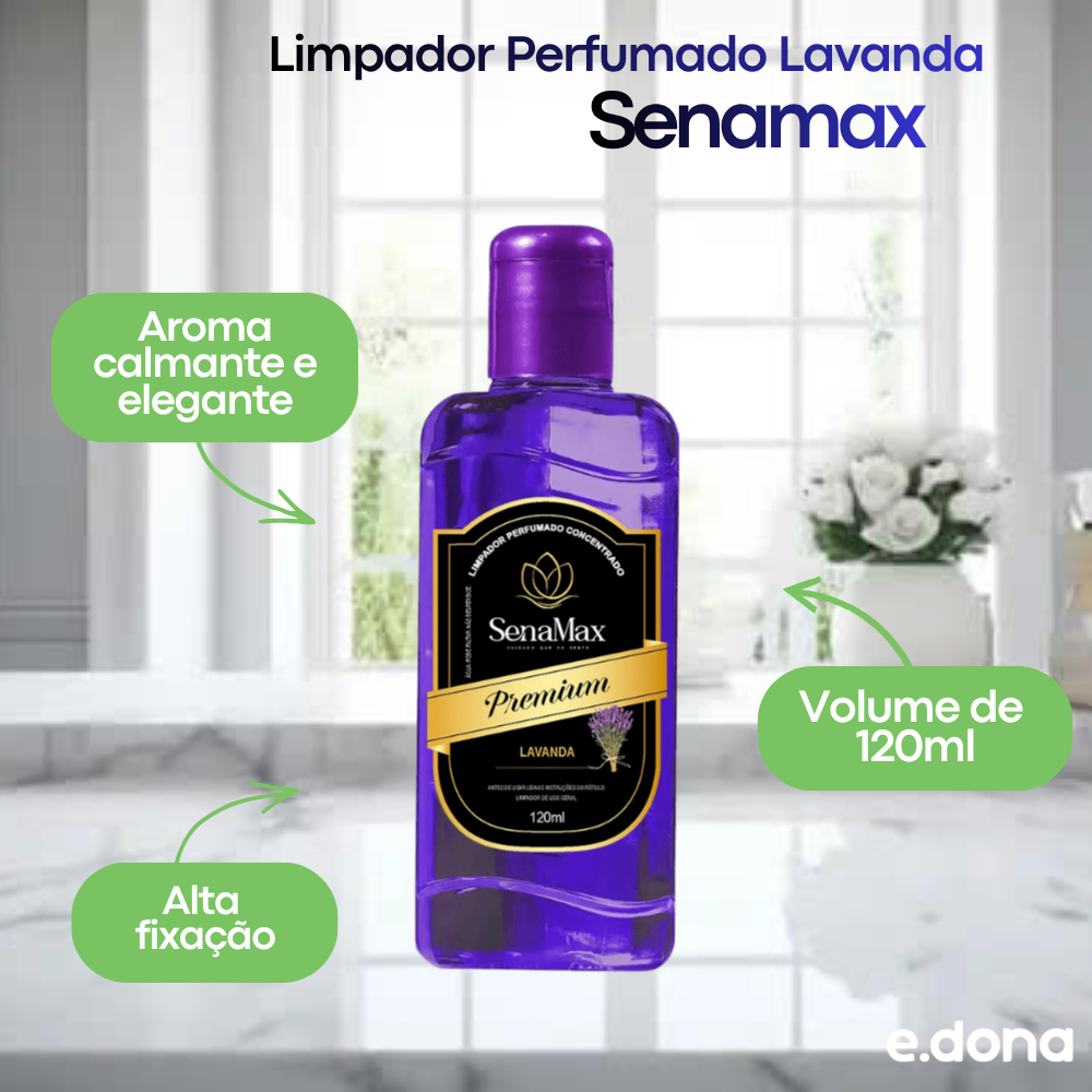 Limpador Perfumado 120ml Lavanda Senamax