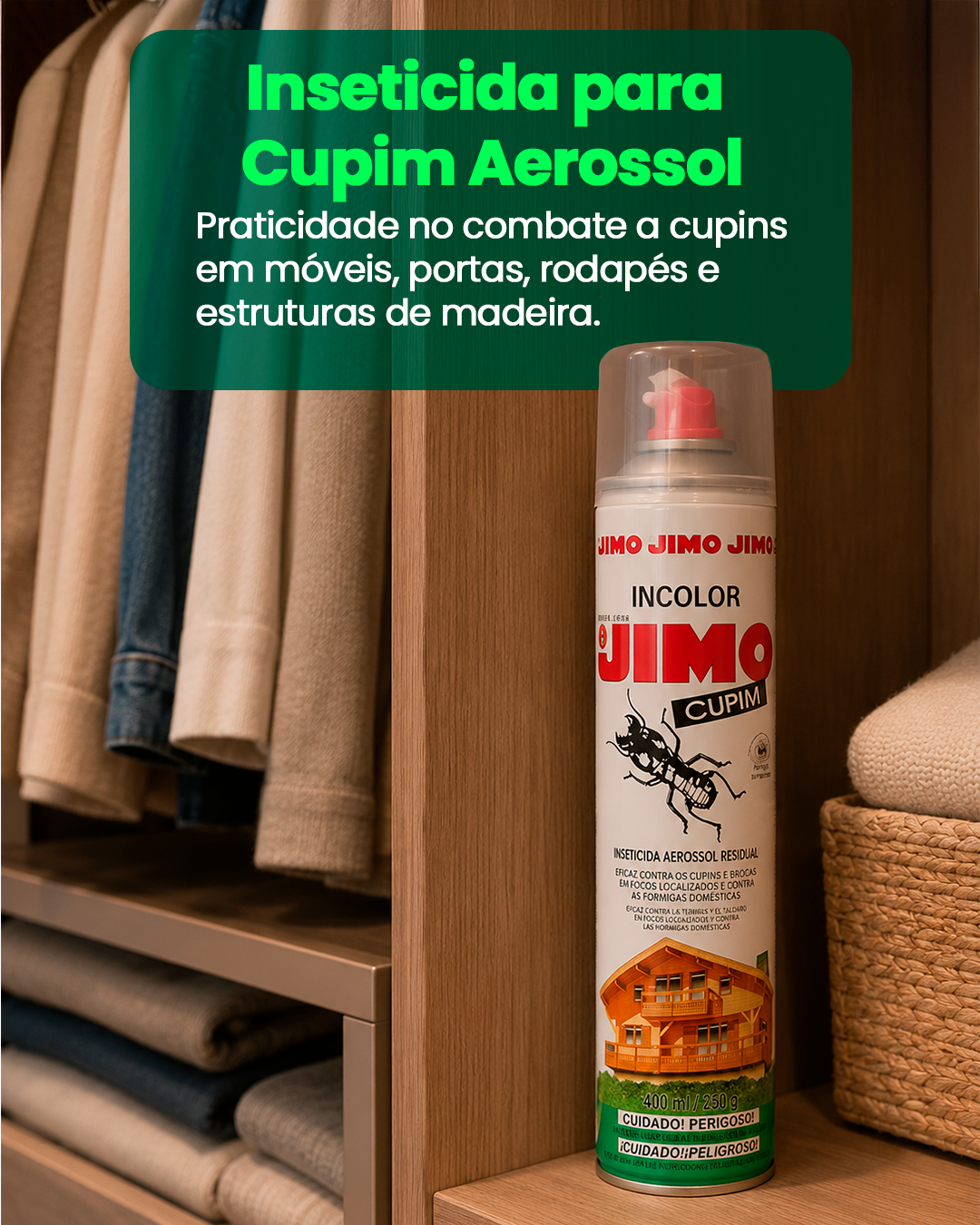 Cupim Aerosol 400ml Jimo