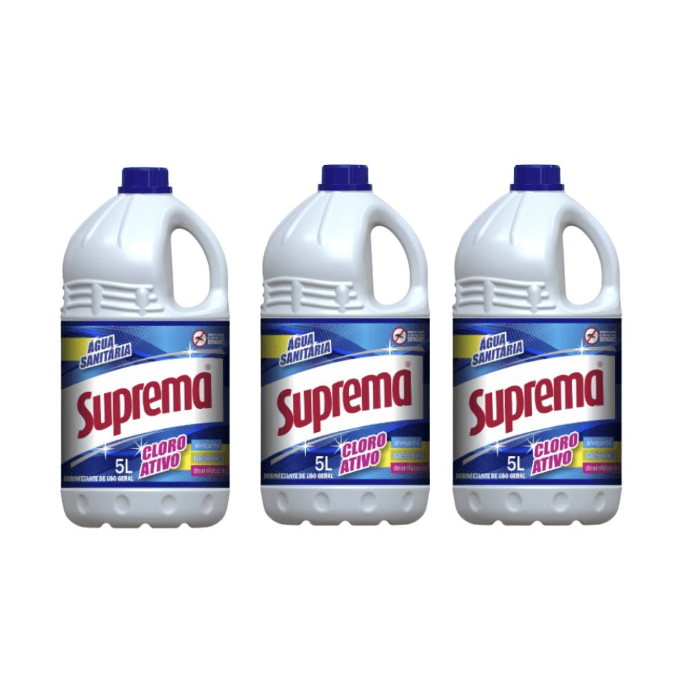 Água Sanitária 5L Suprema Cx c/ 3 unidades - e - dona