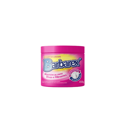 Alvejante em Pó Sem Cloro 450g Barbarex - e - dona