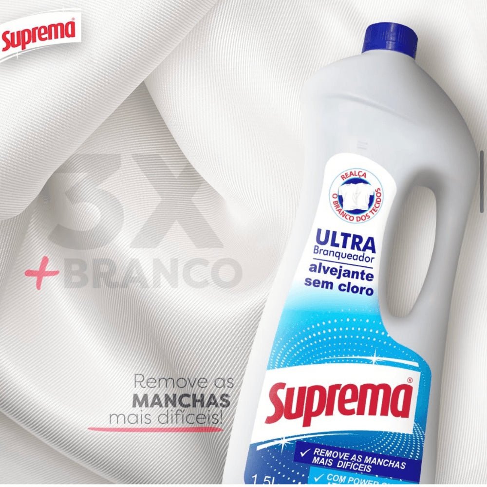 Alvejante Sem Cloro Ultra Branqueador Suprema 1,5L - e - dona