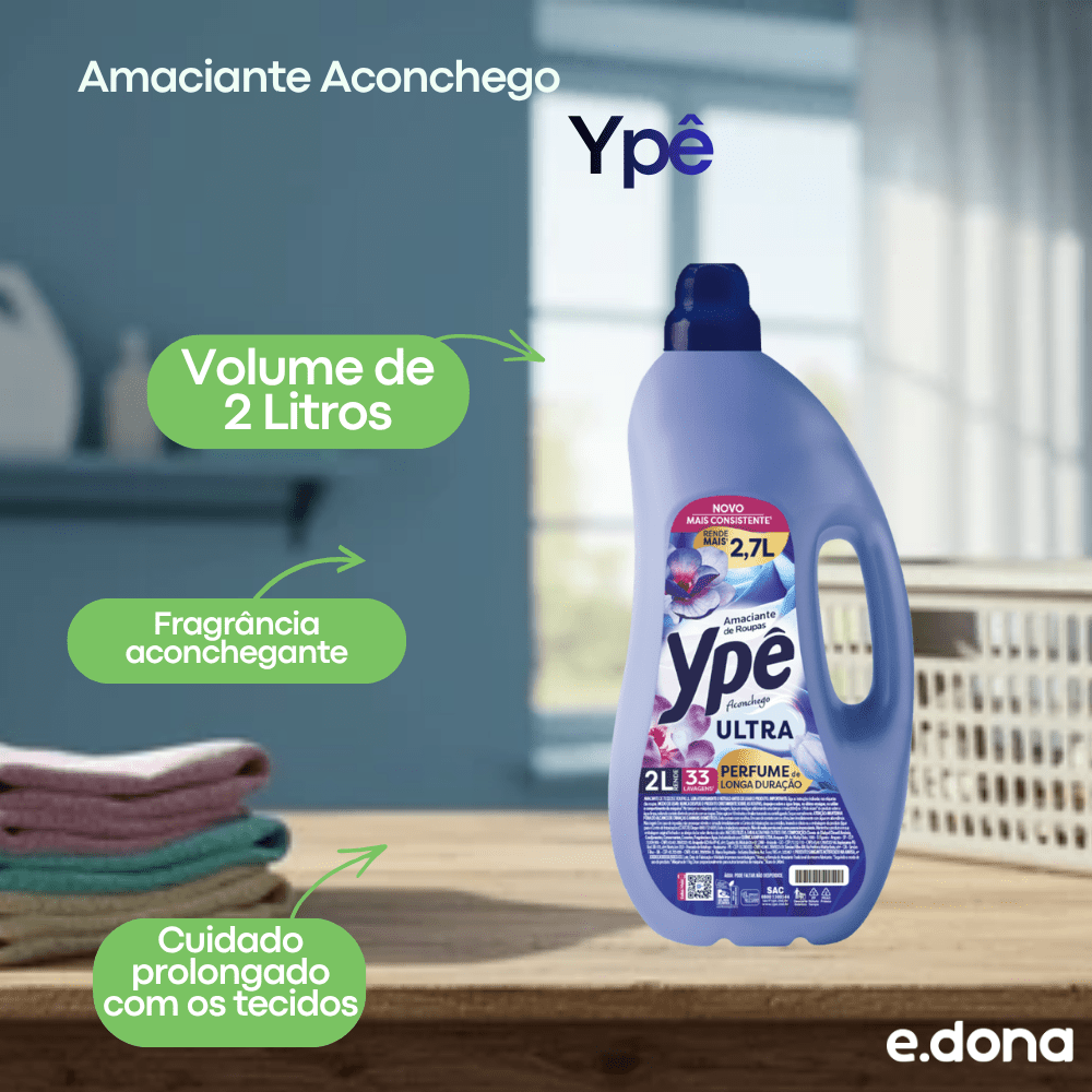 Amaciante 2L Ypê Aconchego - e - dona