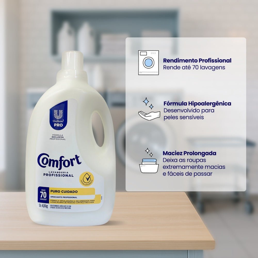 Amaciante Comfort Puro Cuidado 5L - e - dona