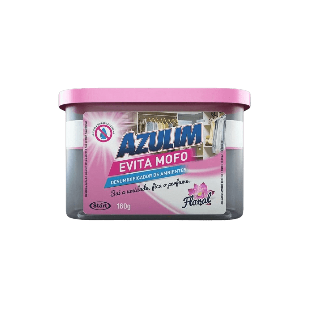 Anti Mofo Desumidificador Azulim Floral 160g - e - dona