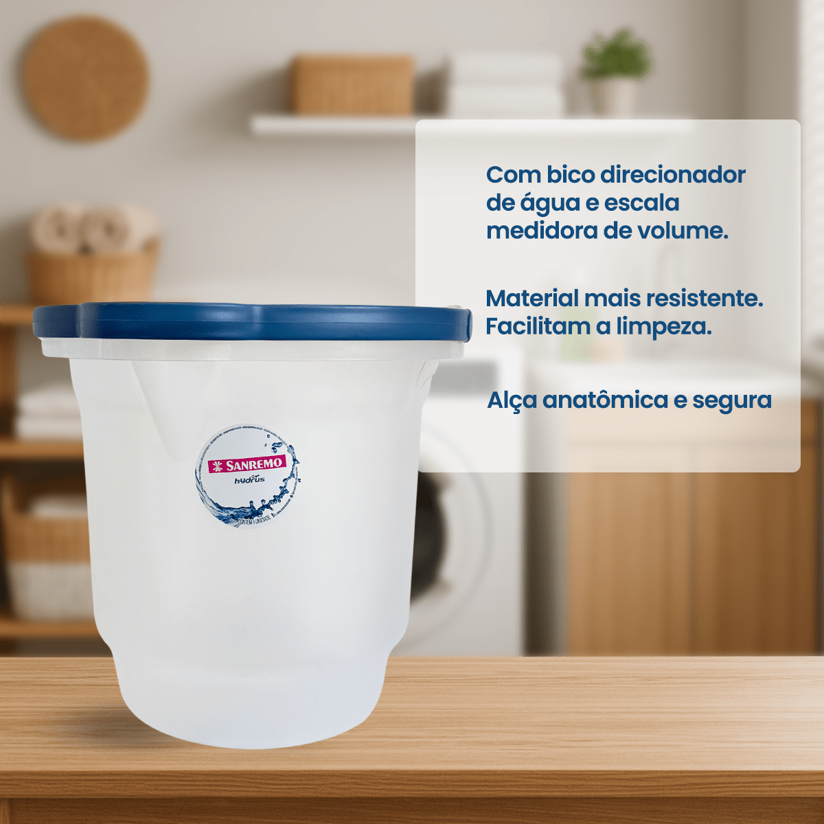 Balde 12L Sanremo Cristal - e - dona