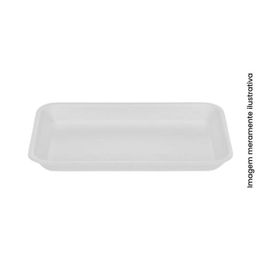 Bandeja de Isopor Rasa 02 Bom Apetite com 400 unidades - e - dona