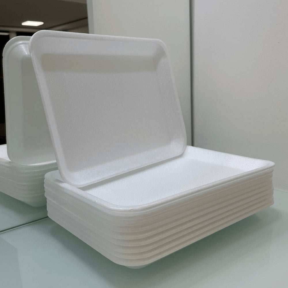 Bandeja Rasa de Isopor 02 Totalplast TRL02 com 400 unidades - e - dona