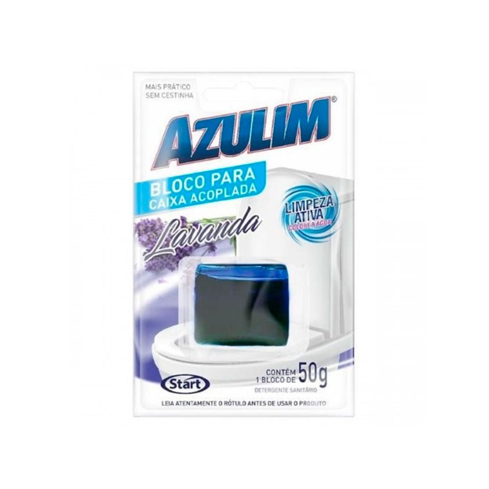 Bloco para caixa Acoplada Lavanda Azulim 50g - e - dona