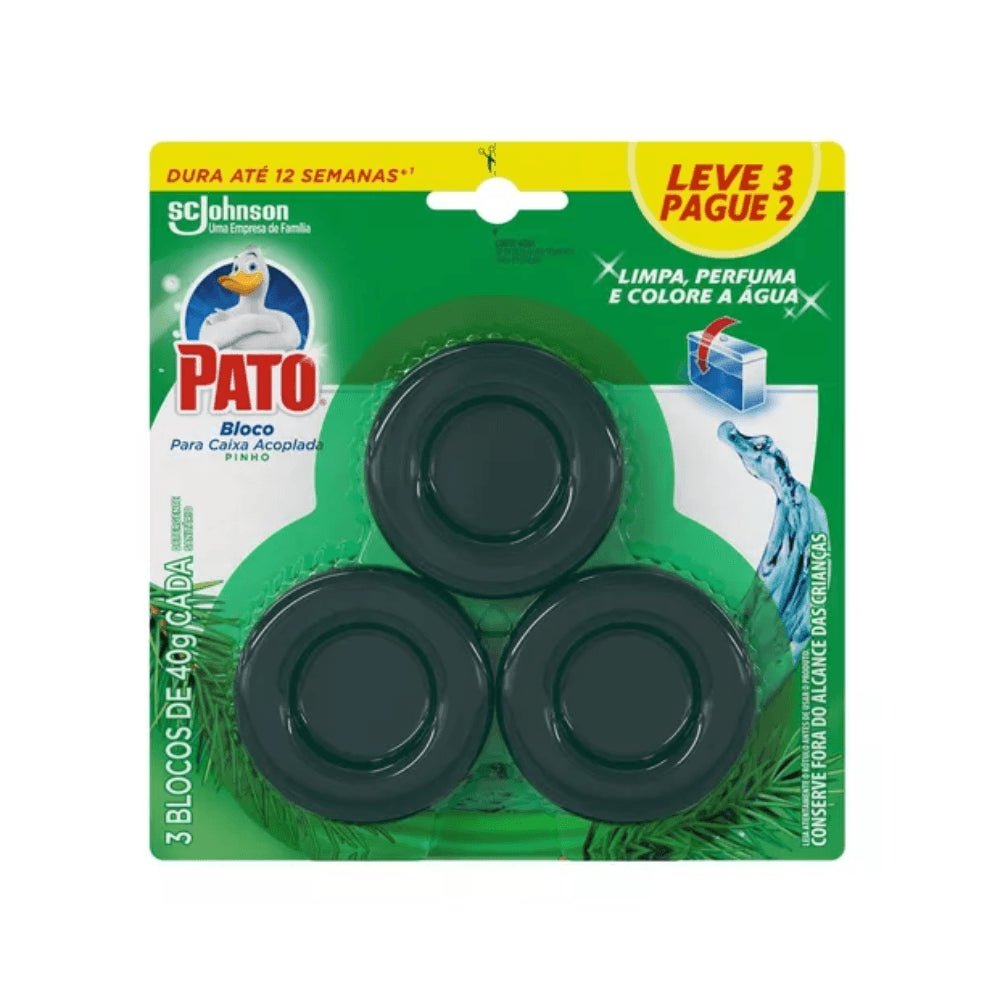 Bloco Sanitário Caixa Acoplada Pato Pinho 40g - e - dona