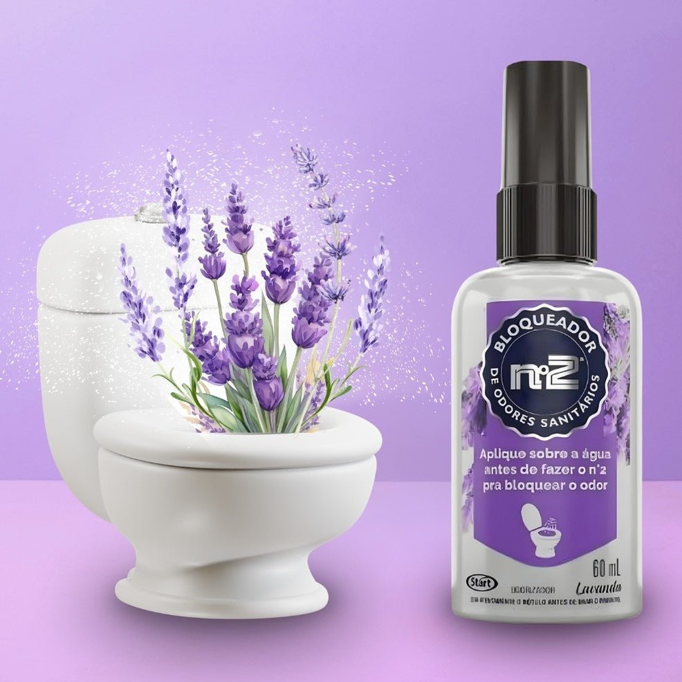 Bloqueador de Odores Sanitário Lavanda N2 Start 60ml - e - dona