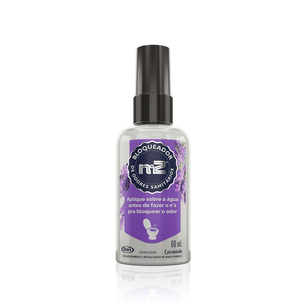 Bloqueador de Odores Sanitário Lavanda N2 Start 60ml - e - dona