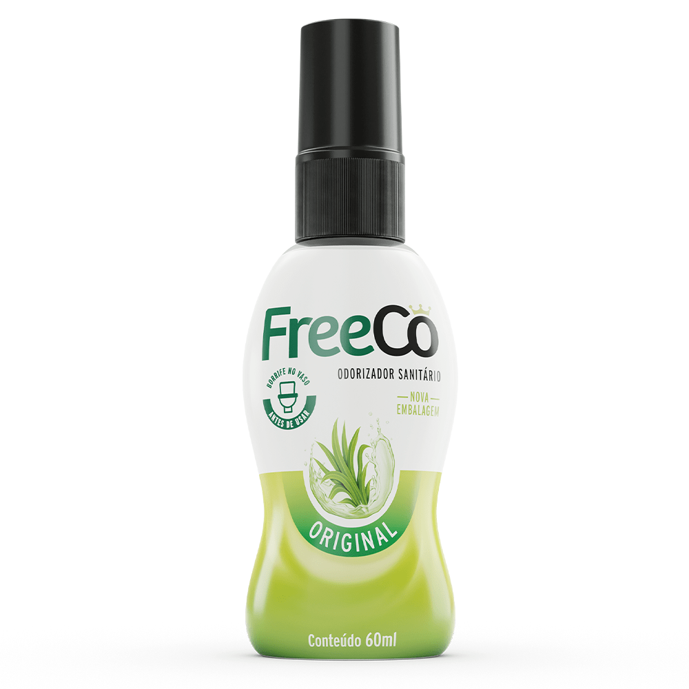 Bloqueador de Odores Sanitário Original Freeco 60ml - e - dona