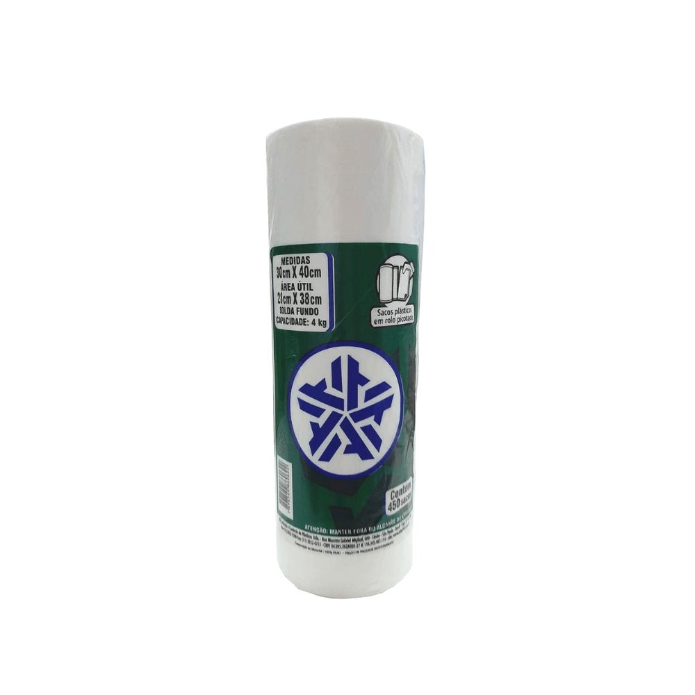 Bobina Plástica picotada 30x40 Altaplast com 450 sacos - e - dona