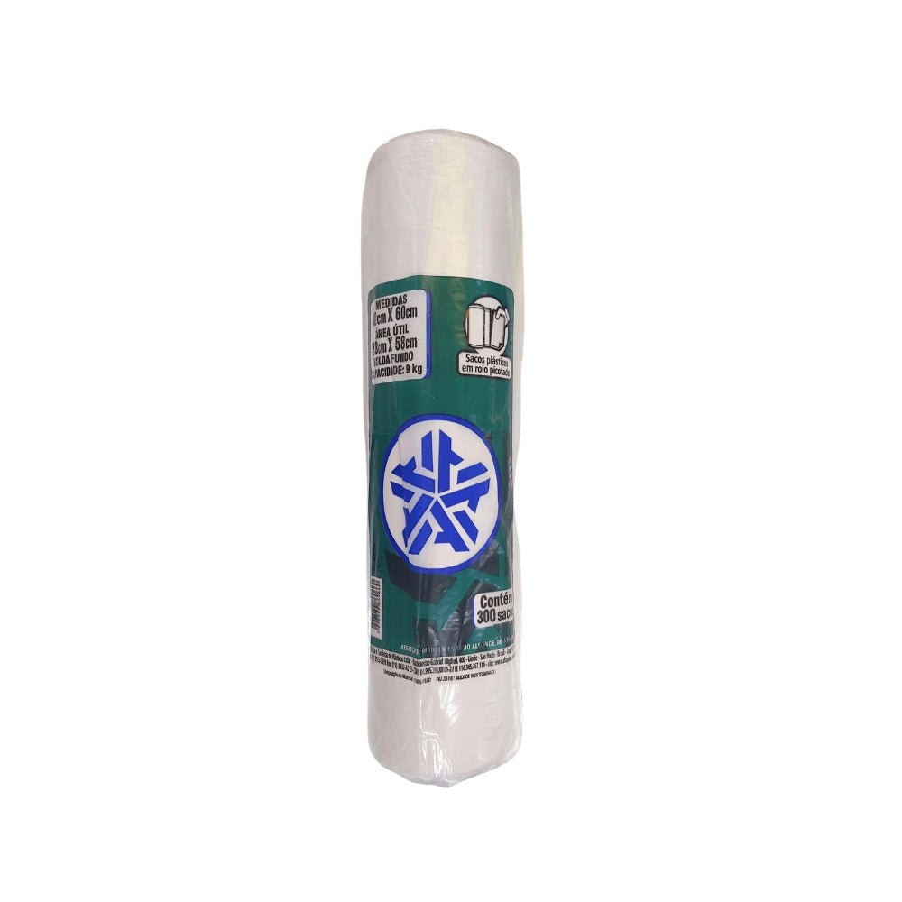 Bobina Plástica Picotada 40x60 Altaplast com 300 sacos - e - dona