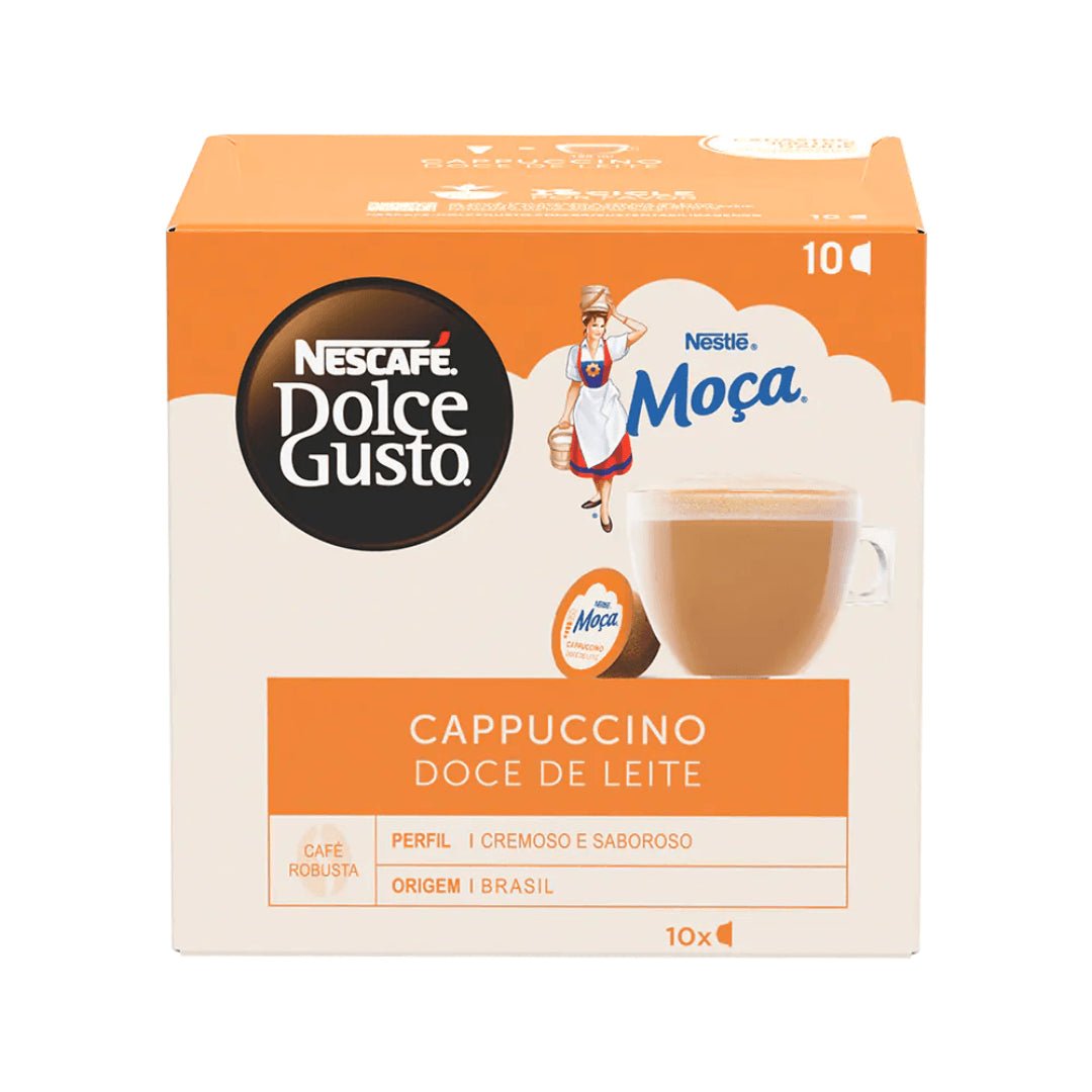 Cápsula Dolce Gusto Cappuccino Moça - Doce de Leite com 10 unidades - e - dona