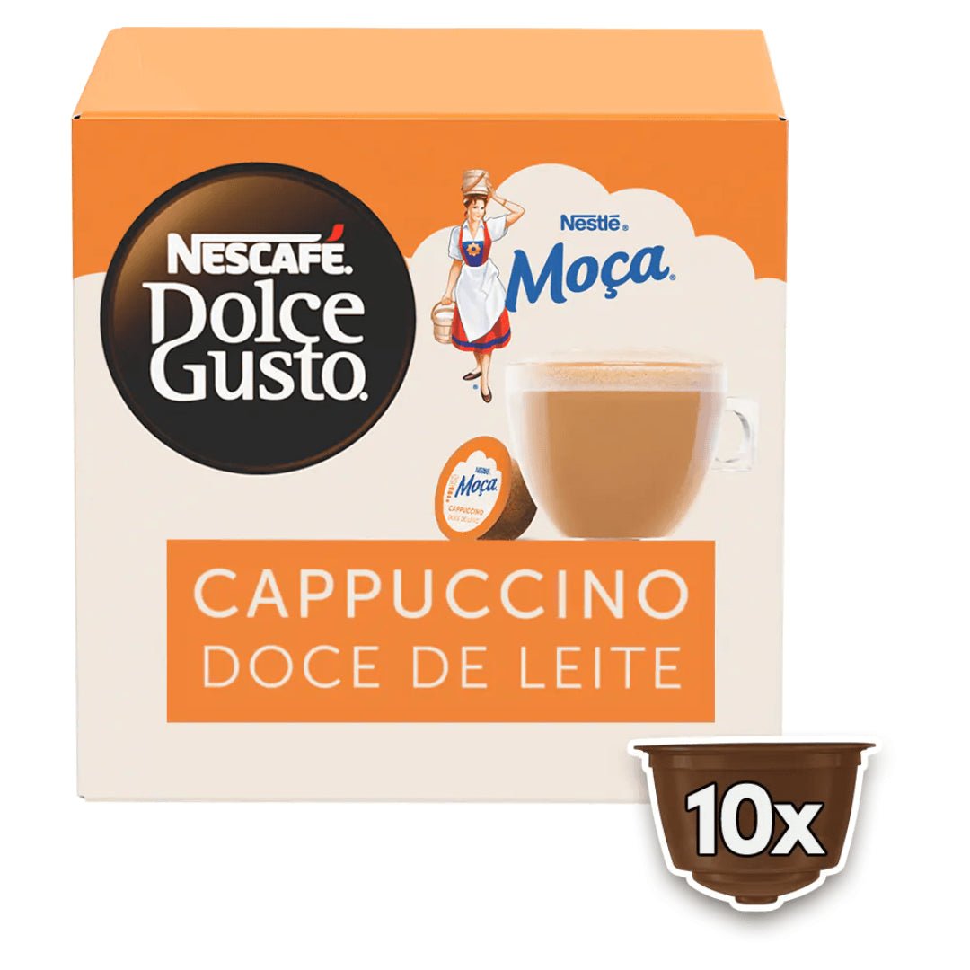 Cápsula Dolce Gusto Cappuccino Moça - Doce de Leite com 10 unidades - e - dona