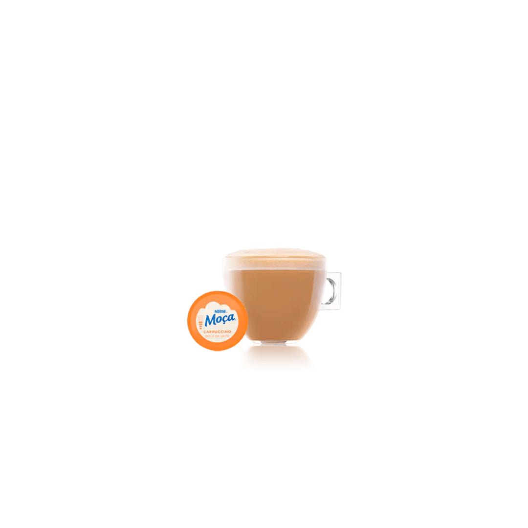 Cápsula Dolce Gusto Cappuccino Moça - Doce de Leite com 10 unidades - e - dona