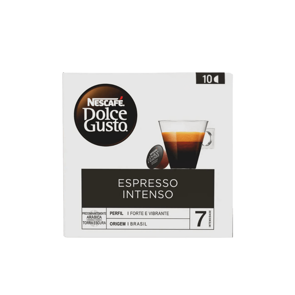Cápsula Dolce Gusto Espresso Intenso com 10 unidades - e - dona