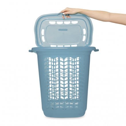 Cesto de roupa 46,4L Sanremo Azul - e - dona