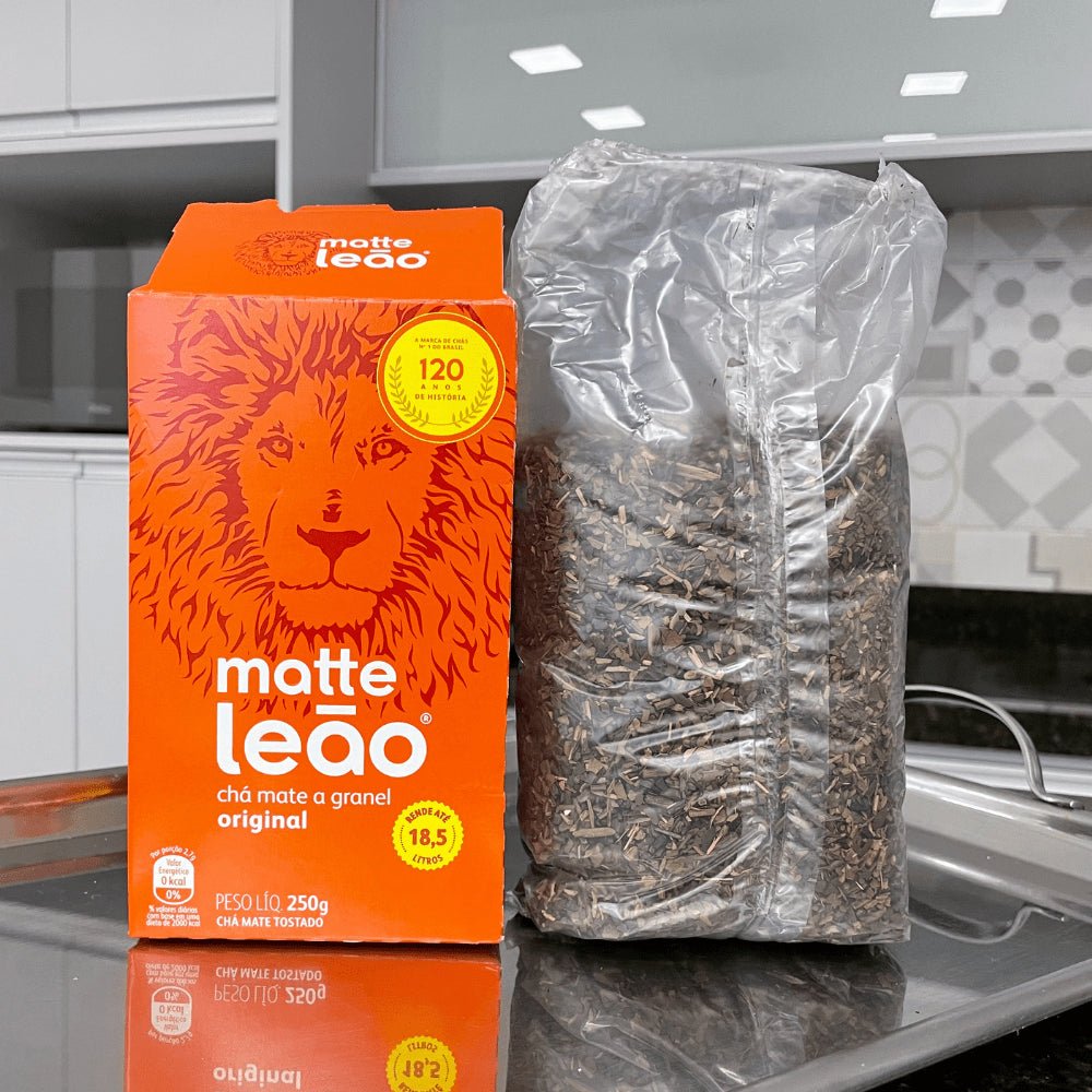 Chá Matte Leão Natural granel 250g - e - dona