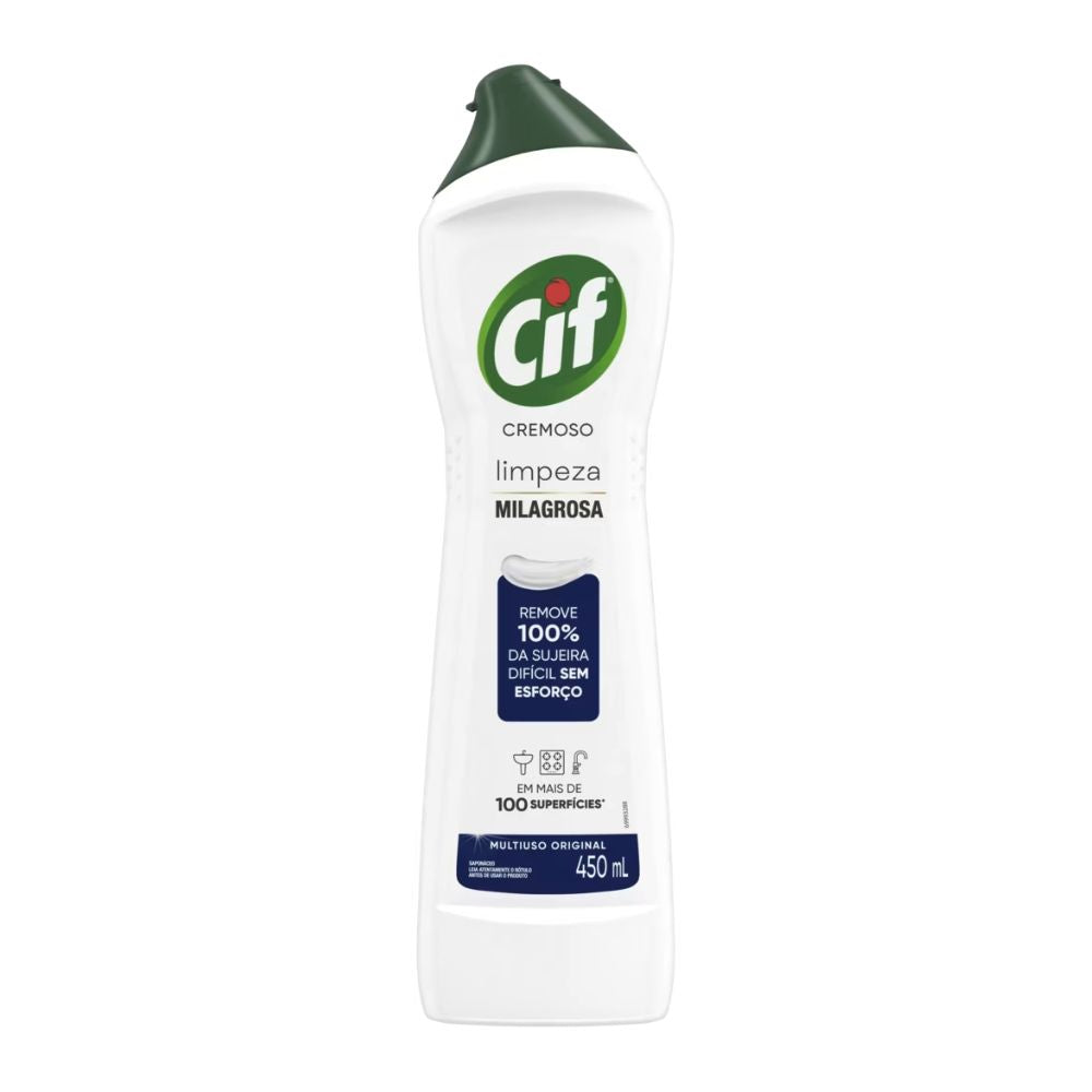 Saponáceo Cremoso Cif Limpeza Milagrosa 450ml
