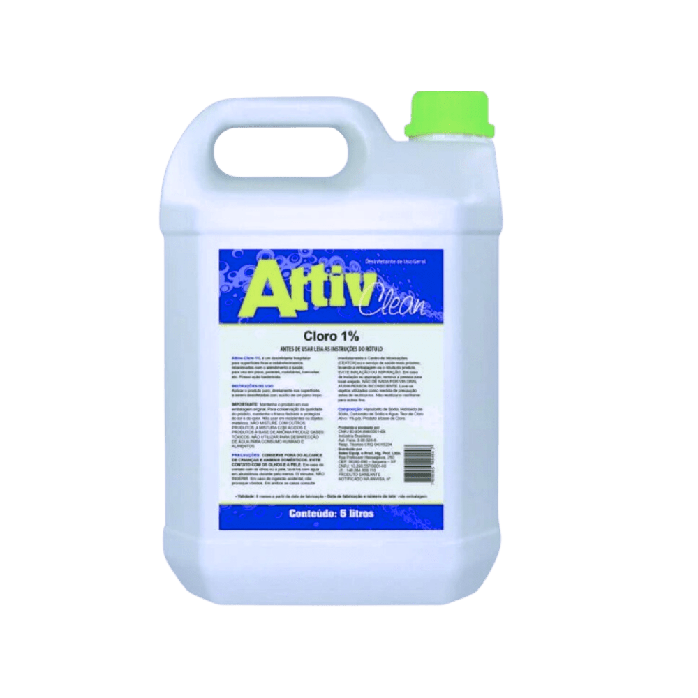 Cloro 1.0% Attiv Clean Archote 5 litros - e - dona