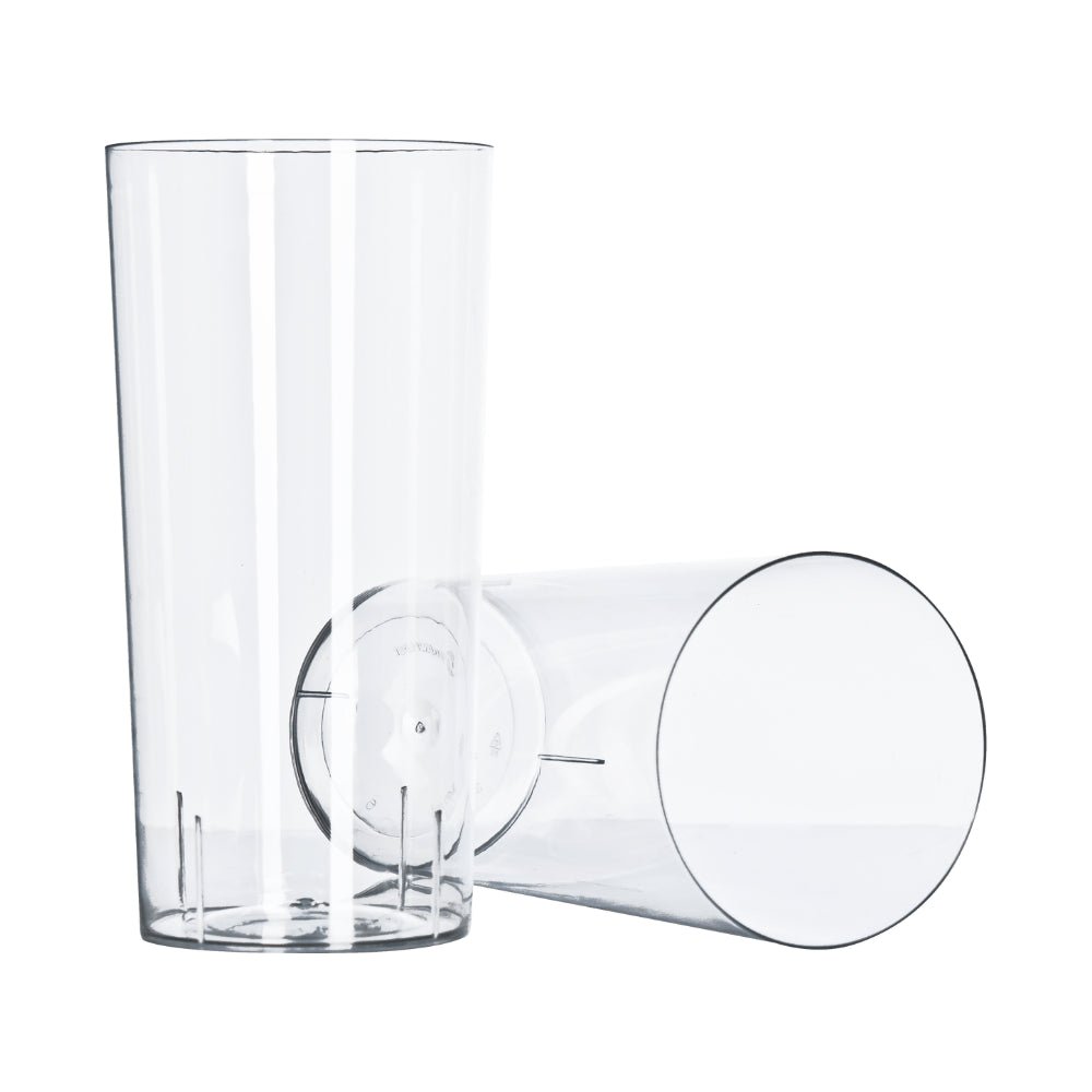 Copo Acrílico Cristal 340ml Strawplast com 10 unidades - e - dona