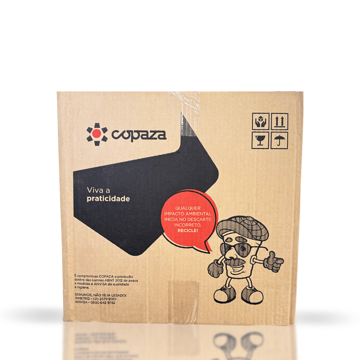 Copo de 160ml branco Antiestático PS Copaza com 1.500 unidades para máquinas de café - e - dona