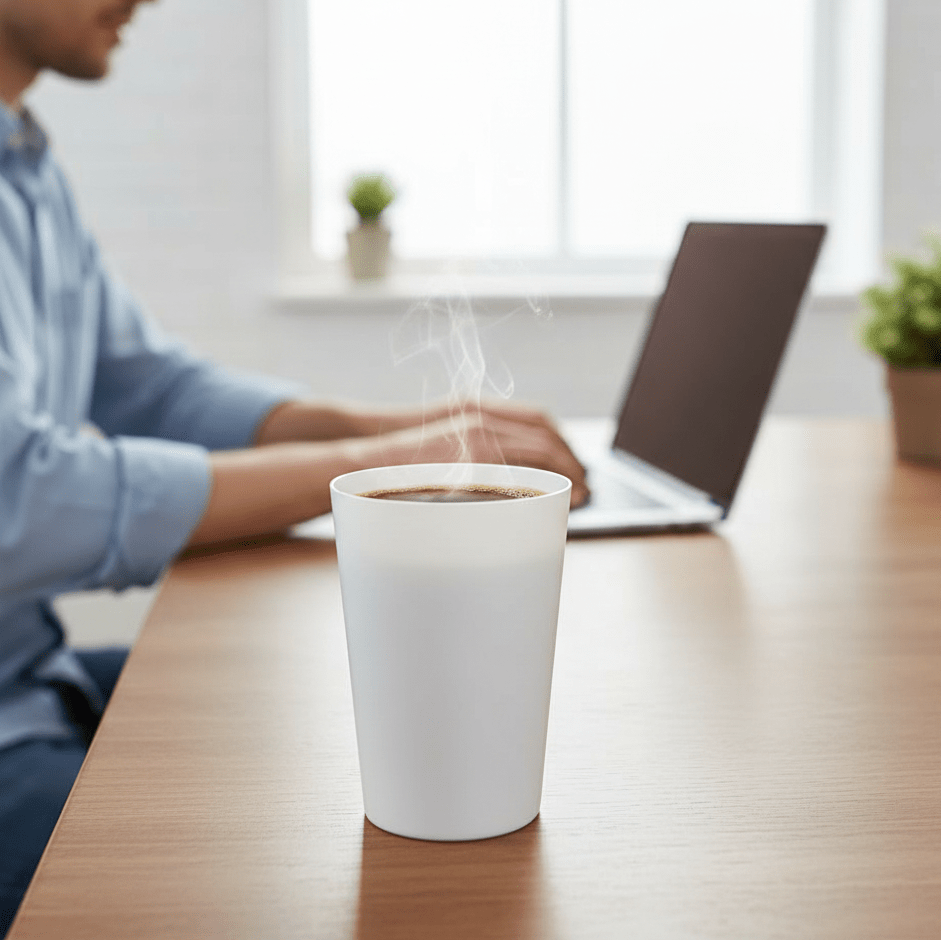 Copo Descartável Acrílico 300ml Branco Cropac – Pacote com 10 Unidades - e - dona