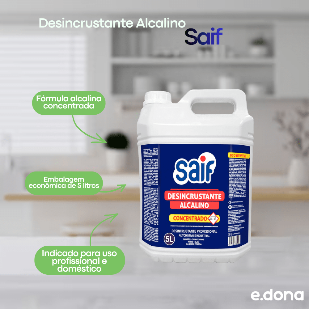 Desincrustante Alcalino 5L Saif - e - dona