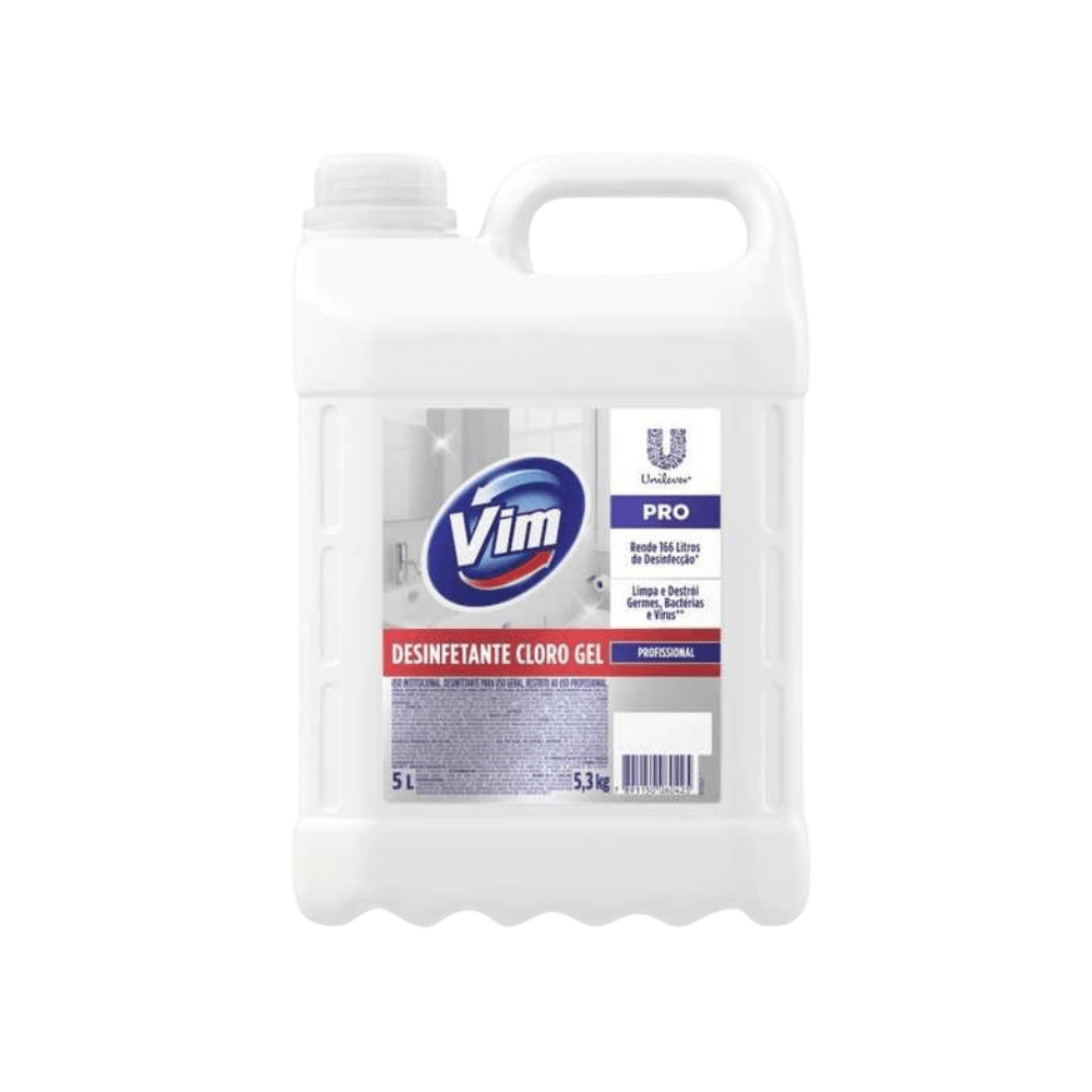 Desinfetante Cloro Gel VIM 5 Litros - e - dona