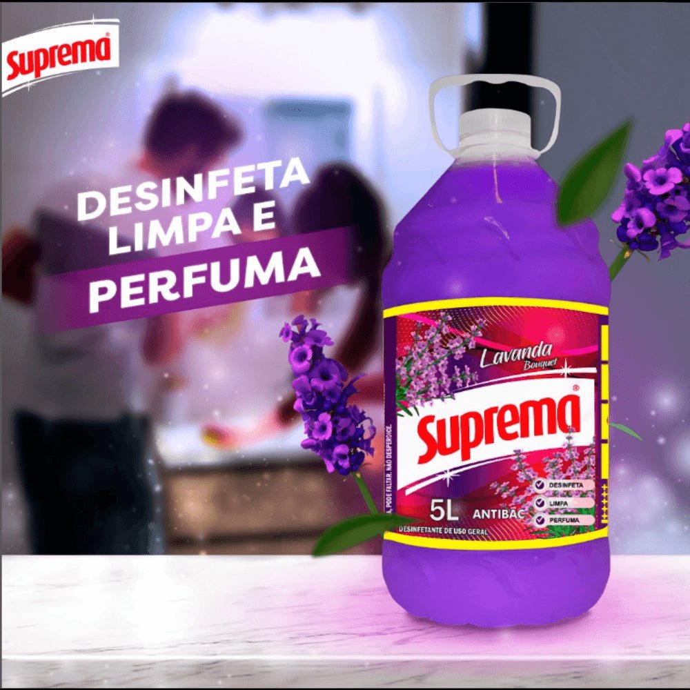 Desinfetante Lavanda Bouquet Suprema 5 Litros - e - dona
