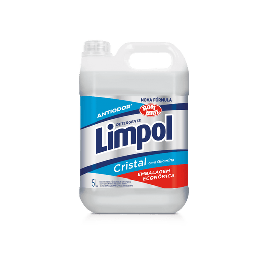 Detergente 5 Litros Cristal Limpol - e - dona