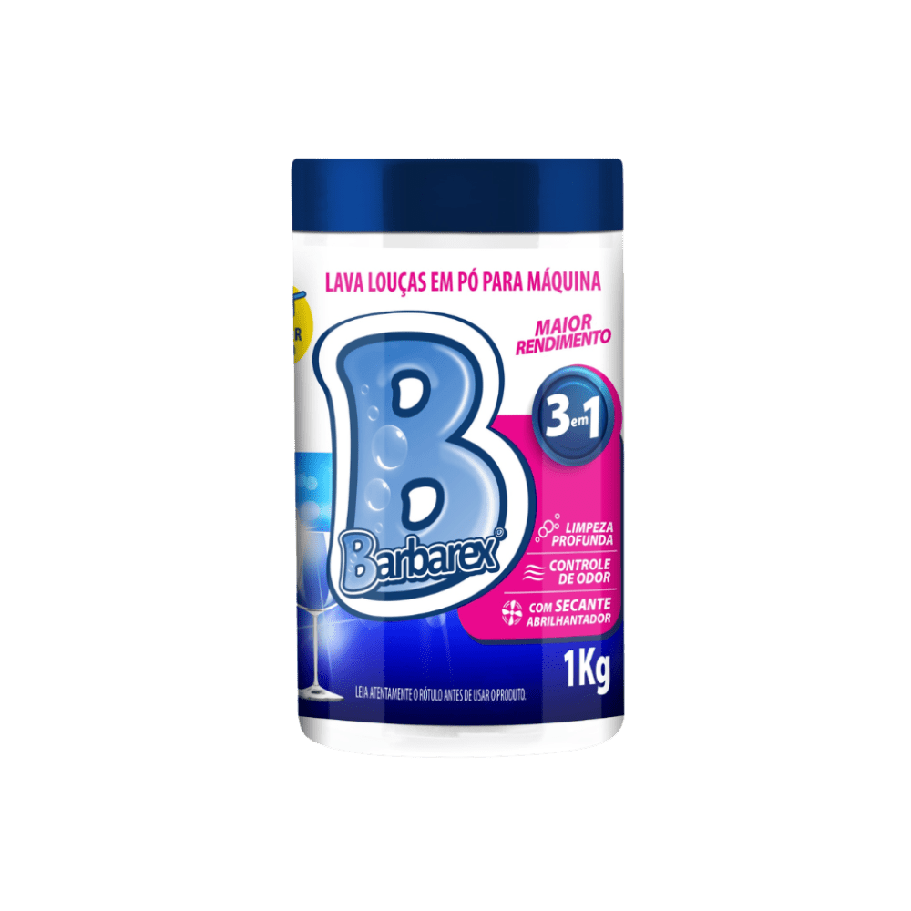 Detergente em Pó 1kg Barbarex - e - dona