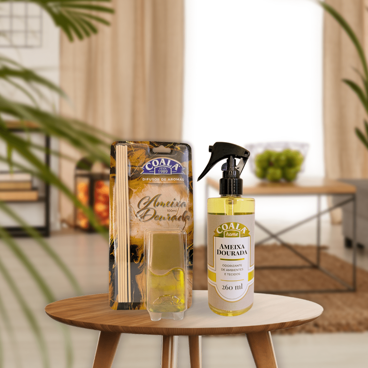Difusor 100ml Ameixa Dourada Coala - e - dona