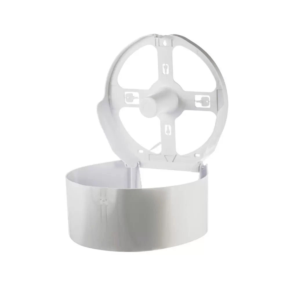 Dispenser para Papel Higiênico Rolão 500m Off White Mazzo - e - dona