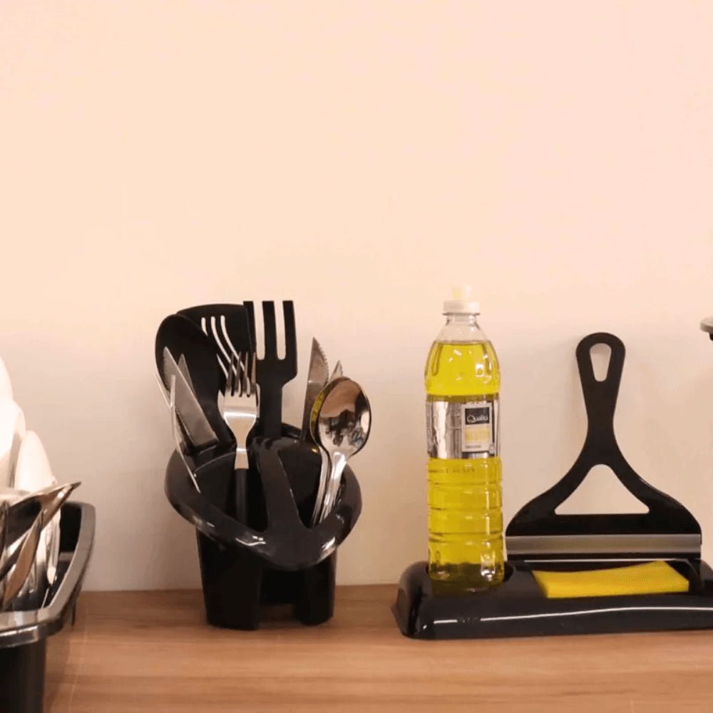 Escorredor de Talheres Preto Uninjet - e - dona