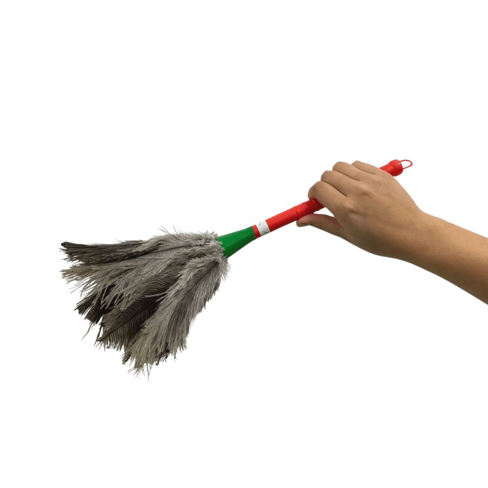 Espanador de Penas de Avestruz MD 30cm Duster - e - dona