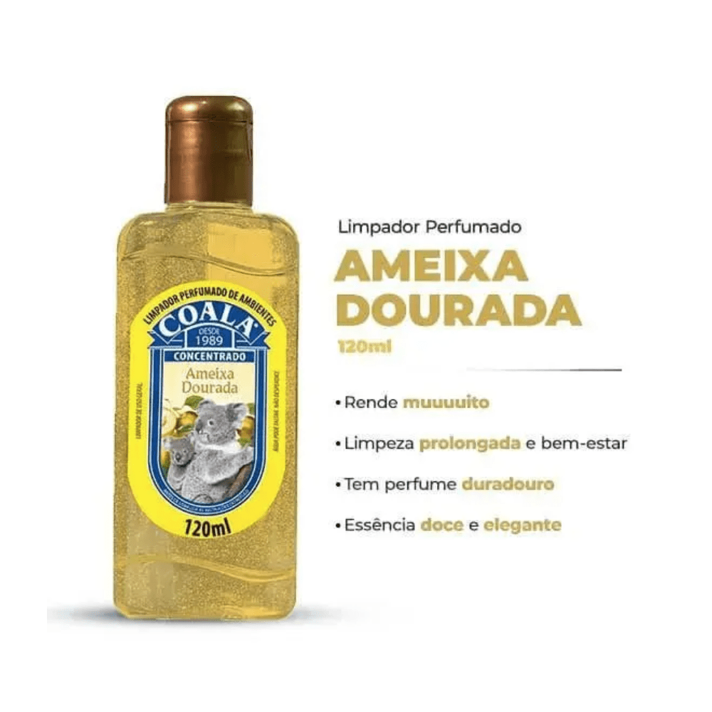 Essência 120ml Ameixa Dourada Coala - e - dona