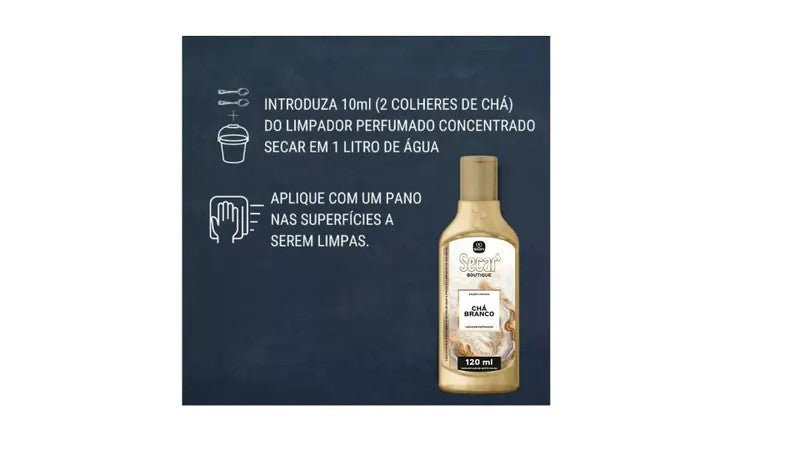 Essência 120ml Chá Branco Secar - e - dona