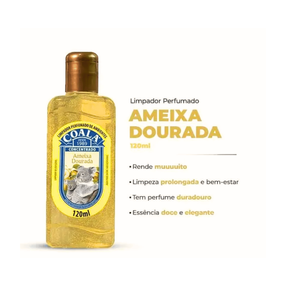 Essência Ameixa Dourada Coala 120ml Com 3 Unidades - e - dona
