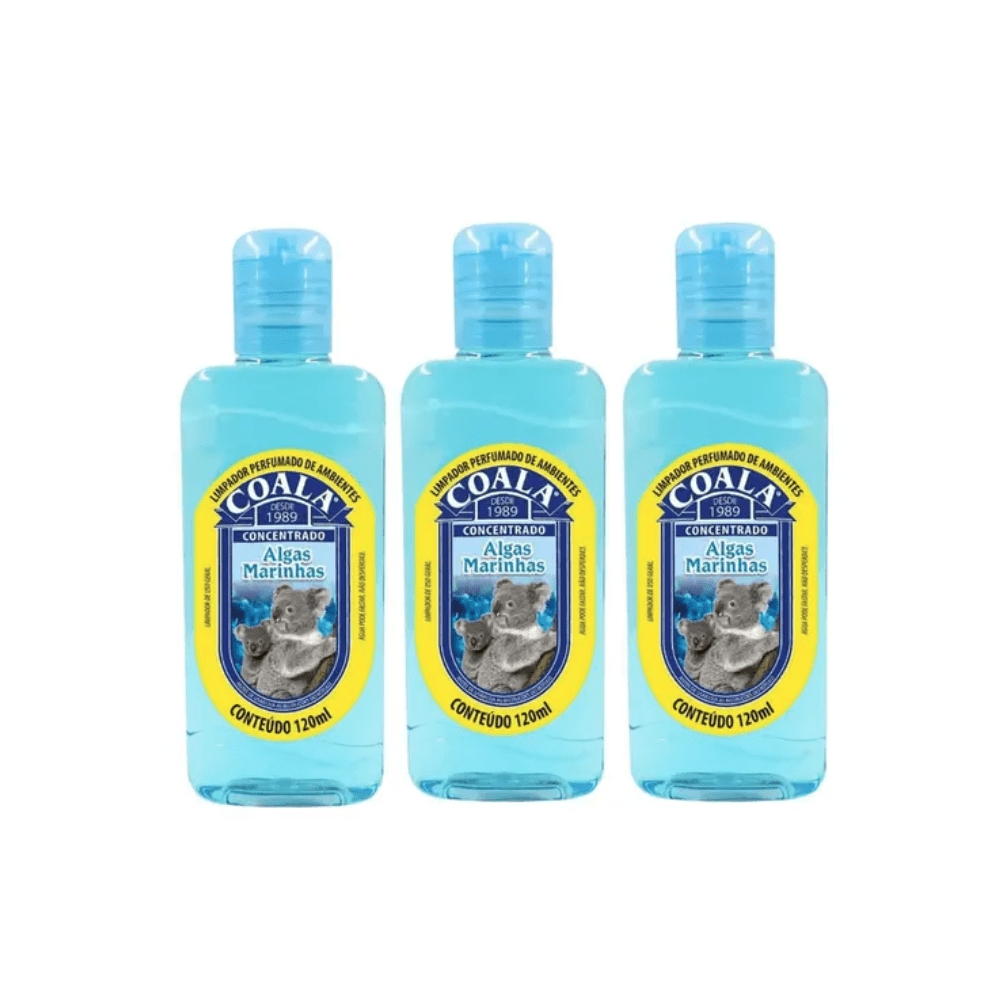 Essência Concentrada Algas marinhas Coala 120ml com 3 unidades - e - dona