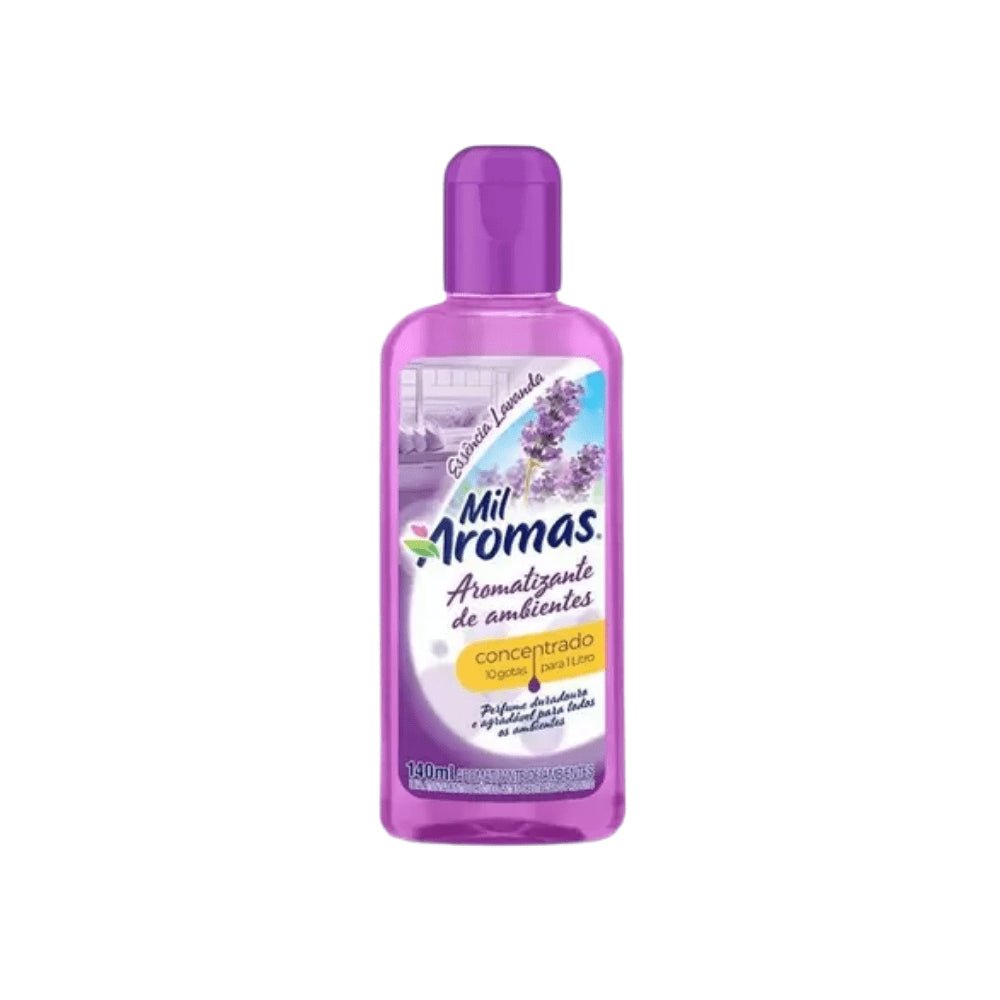 Essência Concentrada Lavanda Mil Aromas 140ml com 3 unidades - e - dona