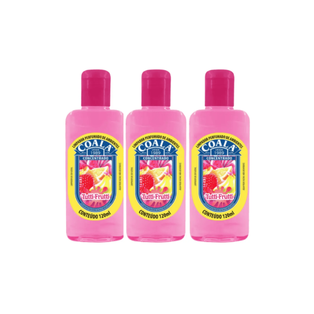 Essência Concentrada Tutti Frutti Coala 120ml com 3 unidades - e - dona