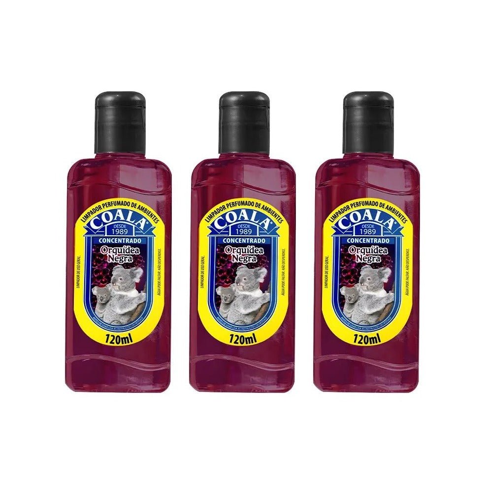 Essência Orquídea Negra 120ml com 3 unidades Coala - e - dona