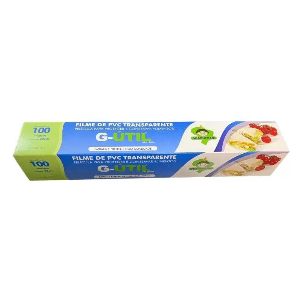 Filme PVC 28cm x 100m Guarufilme - Linha Refil - e - dona