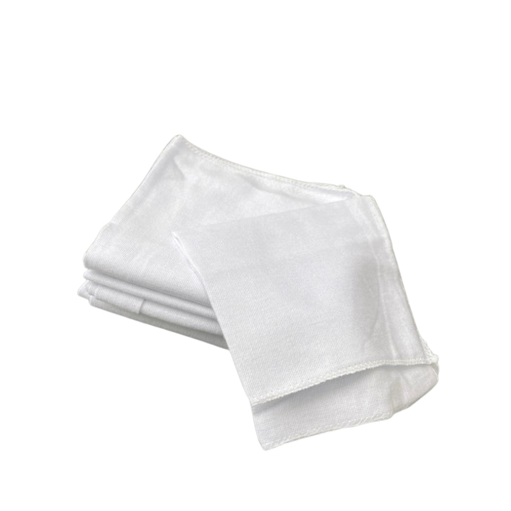 Flanela Caebi Branca 28x48 com 12 unidades - e - dona