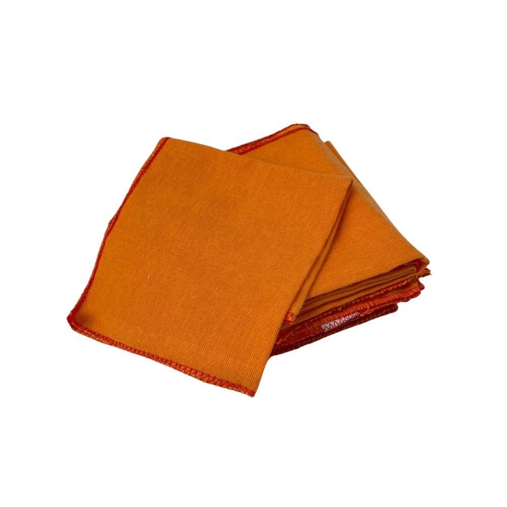 Flanela Laranja Caebi 28x58 com 12 unidades - e - dona